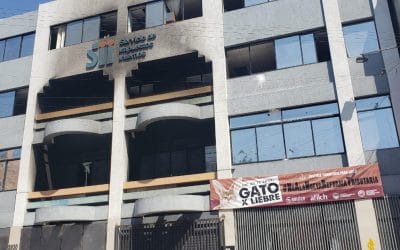 Asociaciones de funcionarios de Impuestos Internos realizan visita conjunta a Regional Antofagasta tras devastador incendio en las instalaciones