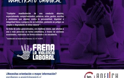 Campaña de erradicación de la violencia en los puestos de trabajo ANEIICH