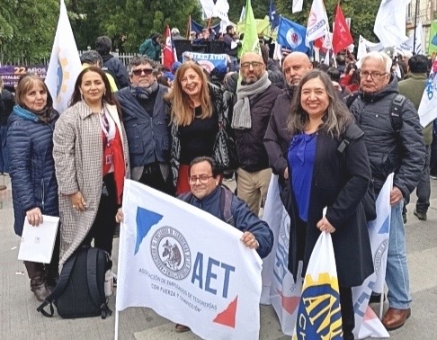 ANEIICH se moviliza en rechazo al proyecto de “Reconstrucción Nacional” en el Congreso Nacional